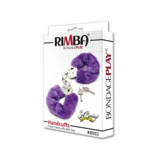 Rimba - Politie Handboeien met paars bont