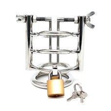 Rimba - Urethral Stretcher with Cockring and padlock