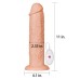 LoveToy - Realistic Long Vibrerende Dildo 28 cm - Nude