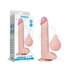 LoveToy - Squirt Extreme Dildo 28 cm - Nude
