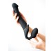 Strap-On-Me - Buigbare Strap-On Vibrator met Afstandsbediening Maat XL - Zwart
