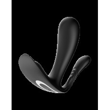 Satisfyer - Top Secret+ - Draagbare vibrator met anale stimulator - Zwart