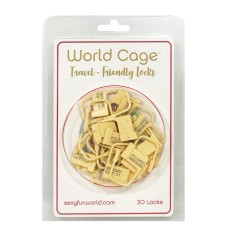 World Cage - Reisvriendelijke Sloten voor Kuisheidssets (20 stuks)