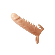 Pretty Love - Emmitt - Penis Sleeve met geribbeld ontwerp - Nude