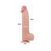 LoveToy - Sliding Skin Dildo 36 cm - Nude