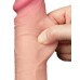 LoveToy - Aftrekbare dildo 19.5 cm (Ø 3.7 cm) - Nude