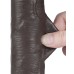 LoveToy - Aftrekbare dildo 20 cm (Ø 3,8 cm) - Zwart