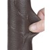 LoveToy - Aftrekbare dildo 20 cm (Ø 4 cm) - Zwart