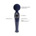 Pretty Love - Skyler - Wand Vibrator met Digitaal LED Display - Donkerblauw