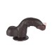 LoveToy - Aftrekbare dildo 19,5 cm (Ø 3,7 cm) - Zwart