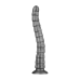 LoveToy - 14,5"King Sized Vibrating Vibrax Slider - Zilver
