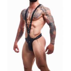 BL4CK by C4M - Dungeon - Full Body Harnas - Zwart