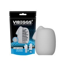 VIBEGGS - Candy Curves - Vibrerende Masturbatie Sleeve - Wit