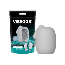 VIBEGGS - Naughty Nubs - Vibrerende Masturbatie Sleeve - Wit