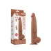 LoveToy - Sliding Skin Dildo 34 cm - Brown