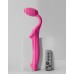 Strap-On-Me - Buigbare Strap-On Vibrator met Afstandsbediening Maat M - Fuchsia