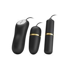 Pretty Love - Electrische Stimulatie Bullets Set - Zwart